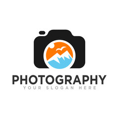 Camera Photography Logo Design Illustration