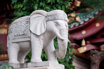 Fototapeta na wymiar statue of elephant