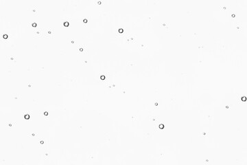 gel background made of transparent gel with bubbles. smeared gel all over the background