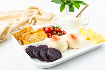 Delicious and balanced breakfast