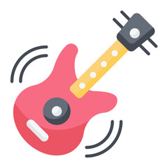 Guitar Flat Icon