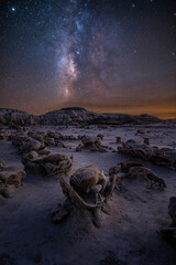 Milky Way over New Mexico Badlands