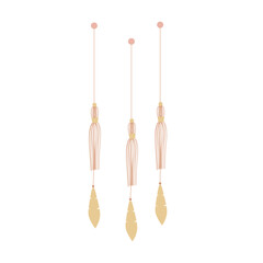 Wall Hanging Decorations Illustration Set Collection