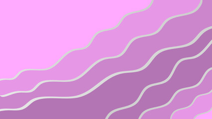 Vector illustration pink wave pattern,Soft gradient pastel waves,Abtract pink shell style.