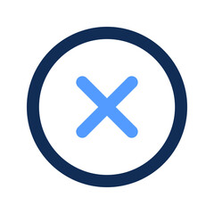 Fototapeta premium close outline color icon