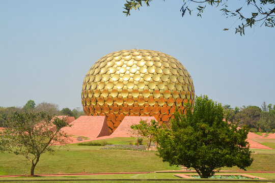 Matrimandir is a shine located in Auroville, Pondicherry, India.
