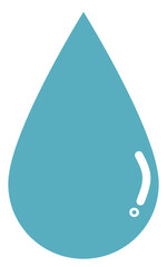 Drop of water sticker