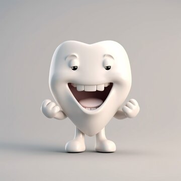 AI generated Tooth Mascot