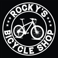 bicycle t shirt design.