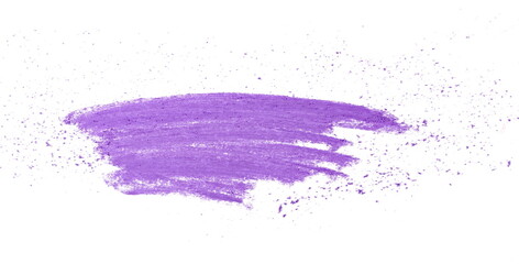 Grunge purple chalk lines sketching isolated on white background and texture
