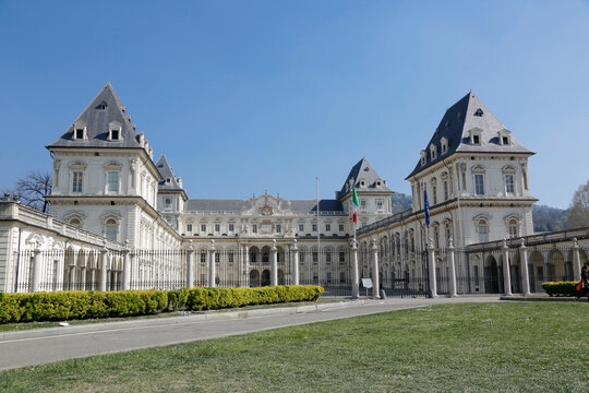 Castle of Valentino, historic building in the north-west Italian city of Turin, residence of the Royal House of Savoy, placed on the UNESCO World Heritage Site list, interiors, Piedmont, Italy