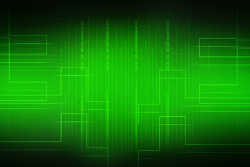 2d illustration Abstract futuristic electronic circuit technology background
