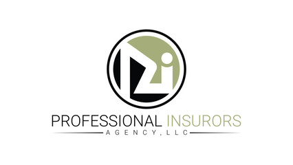  Modern Logo professional insurors agency,llc