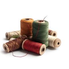 Needle and thread with cotton