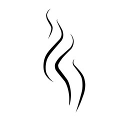 Obraz premium Coffe Steam Doodle 