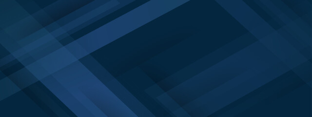 Obraz premium Bright blue abstract background geometry with layer element vector for presentation design