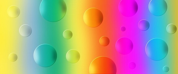 abstract colorful background Oil bubbles background sphere movement 