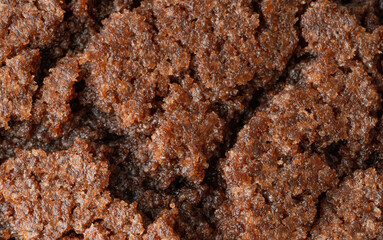 Chocolate Cookies Texture Background, Brown Biscuit bumpy cracked surface, Cocoa Cake Pattern