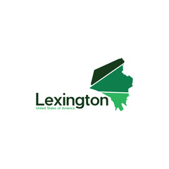 Lexington City Map Geometric Creative Logo