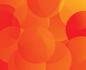 abstract orange gradient bubble background