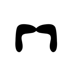 moustache style vector