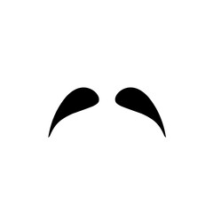moustache style vector