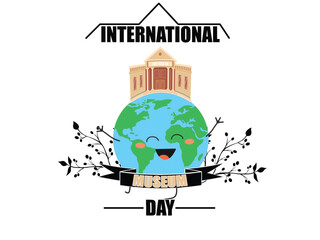 International Museum Day. Design of international museum day for event 18th may