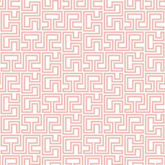 Seamless background for your designs. Modern ornament. Geometric abstract pink pattern