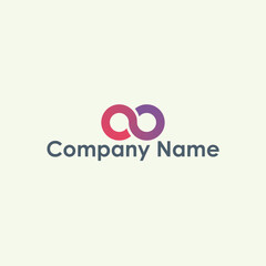 Infinity Logo Loop Vector Logo Design