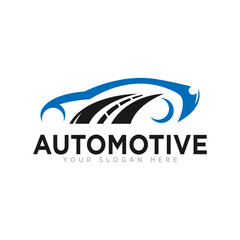 Automotive Car Service Logo Design Illustration