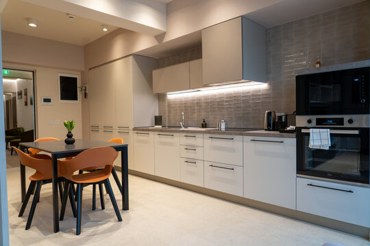 Stylish apartment interior.