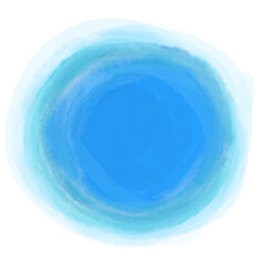 Hand painted blue watercolor  ,Colorful watercolor texture brush paint painting, illustration