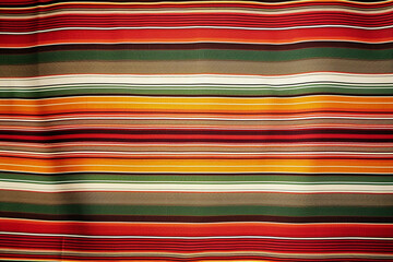 picture of a red and orange striped mezcal fabric. generative AI