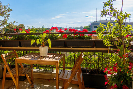 balcone fiorito