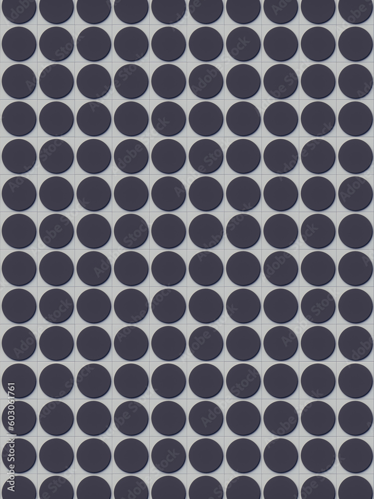 Poster 3d rendering digital illustration of an abstract white and gray pattern. Modern concept background