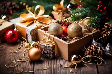 Joyous Christmas Decoration: Festive and Colorful Seasonal Celebrations with Generative AI