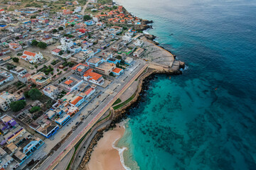 Fototapeta premium Porto Inglês City, Maio - Cabo Verde