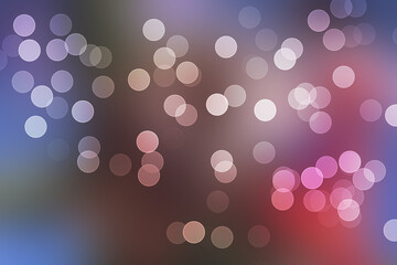 Bokeh shape effect illustration glow lights wallpaper. abstract design digital circle motion party night twinkle