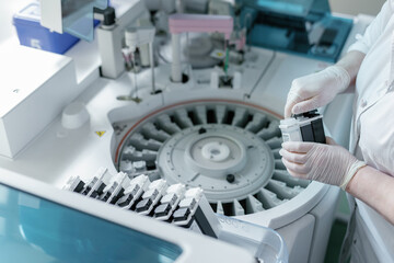 Lab centrifuge device research scientific biotechnology investigator 