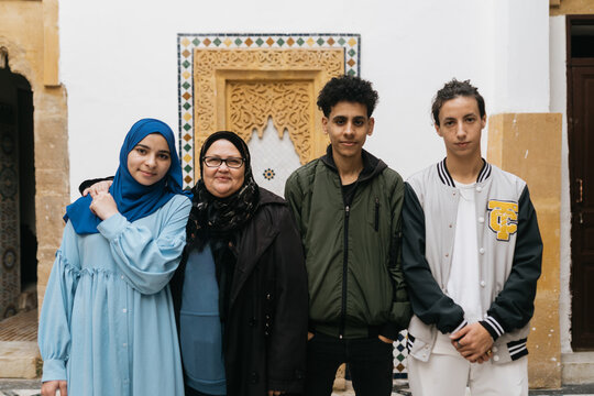 Mixed group in a riad