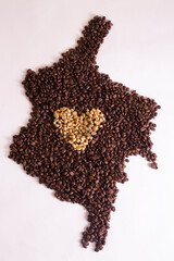 Colombian coffee beans