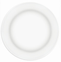 White sandwich plate, taken from overhead.