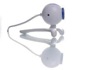 Internet web-cam for visual communication in cyberspace.