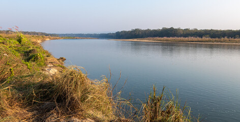 River at Chitwan Nepal