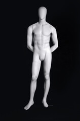 Manequim esperando a roupa