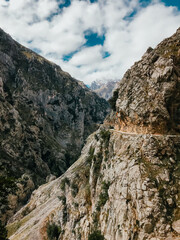 landscape in the Rocky mountains in Picos da Europa