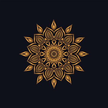 abstract creative floral mandala vector design background