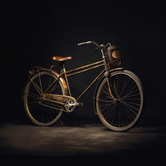 Fototapeta na wymiar an old bicycle