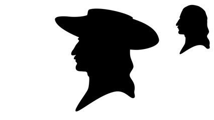 Wild Bill Hickok silhouette