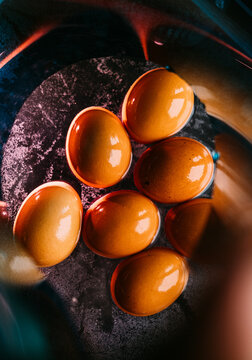Egg in water.